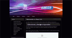 Desktop Screenshot of li-neon.com