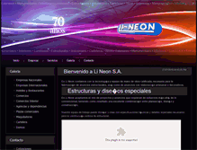 Tablet Screenshot of li-neon.com